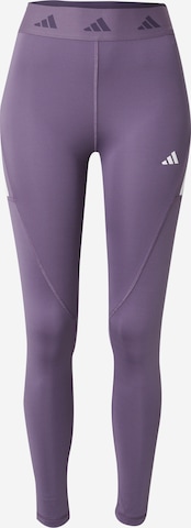 ADIDAS PERFORMANCE Workout Pants 'Hyglm' in Purple: front