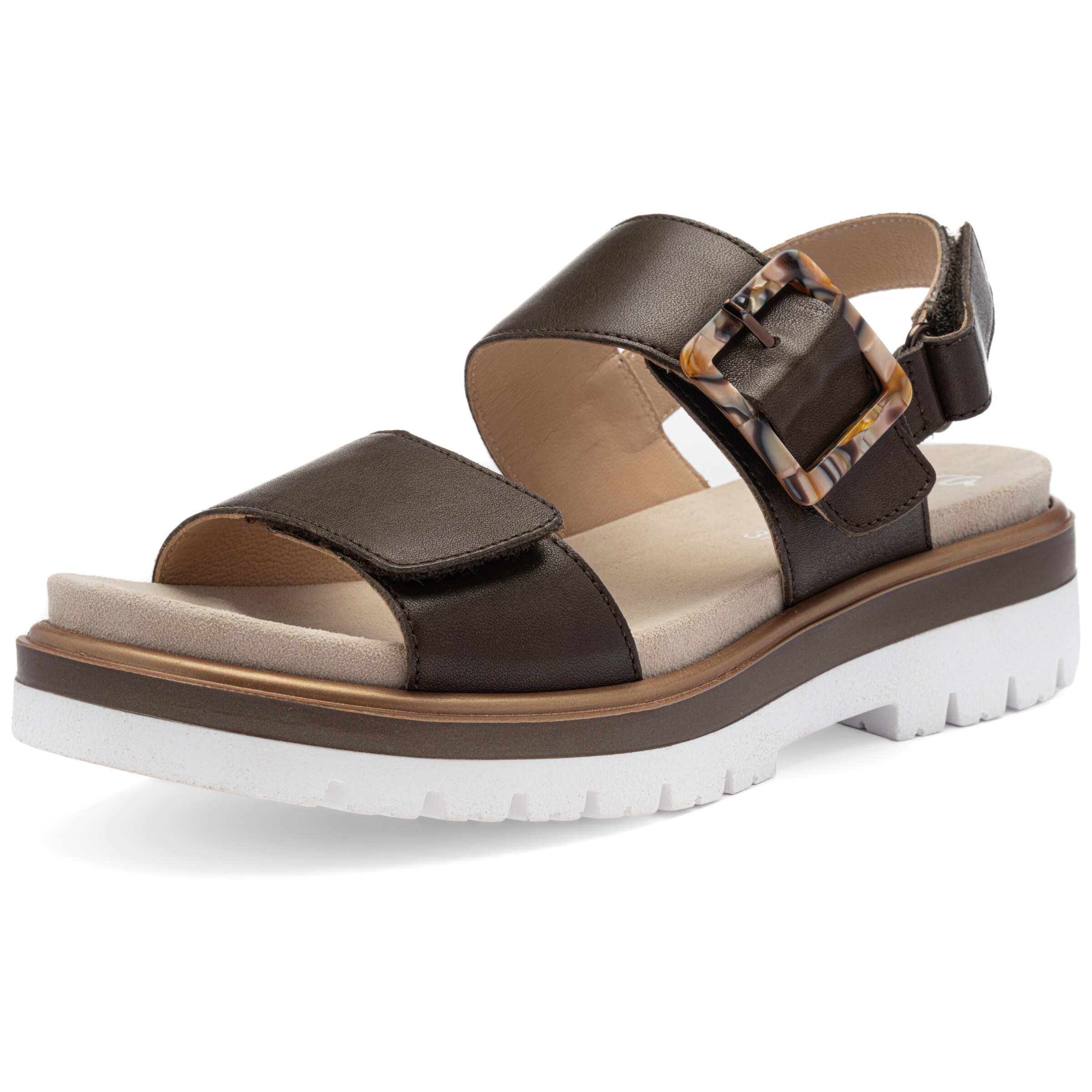 Sandalo di ARA in marrone: frontale