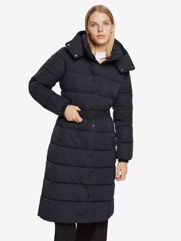 ESPRIT Winter Coat in Black: front