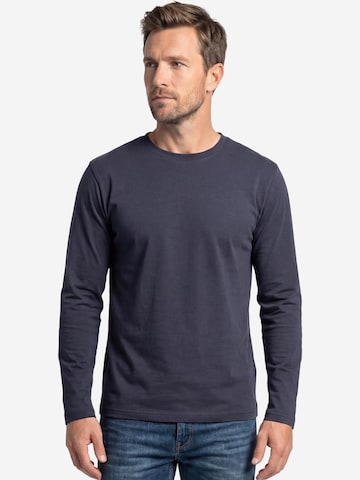 Ragman Shirt 'Basic'‌‌‌‌‌‌‌‌‌‌ in Blau: Vorderseite