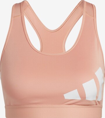 Sutien de tricou Sutien sport de la ADIDAS SPORTSWEAR pe roz: față