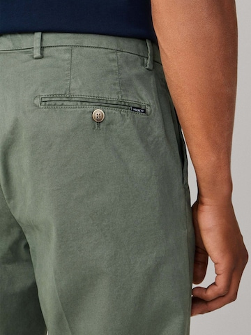 Regular Pantalon à plis 'Sanderson' Hackett London en vert
