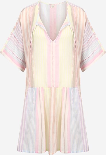 ESPRIT Kleid in pastellgelb / pastelllila / pastellorange / pastellrot, Produktansicht