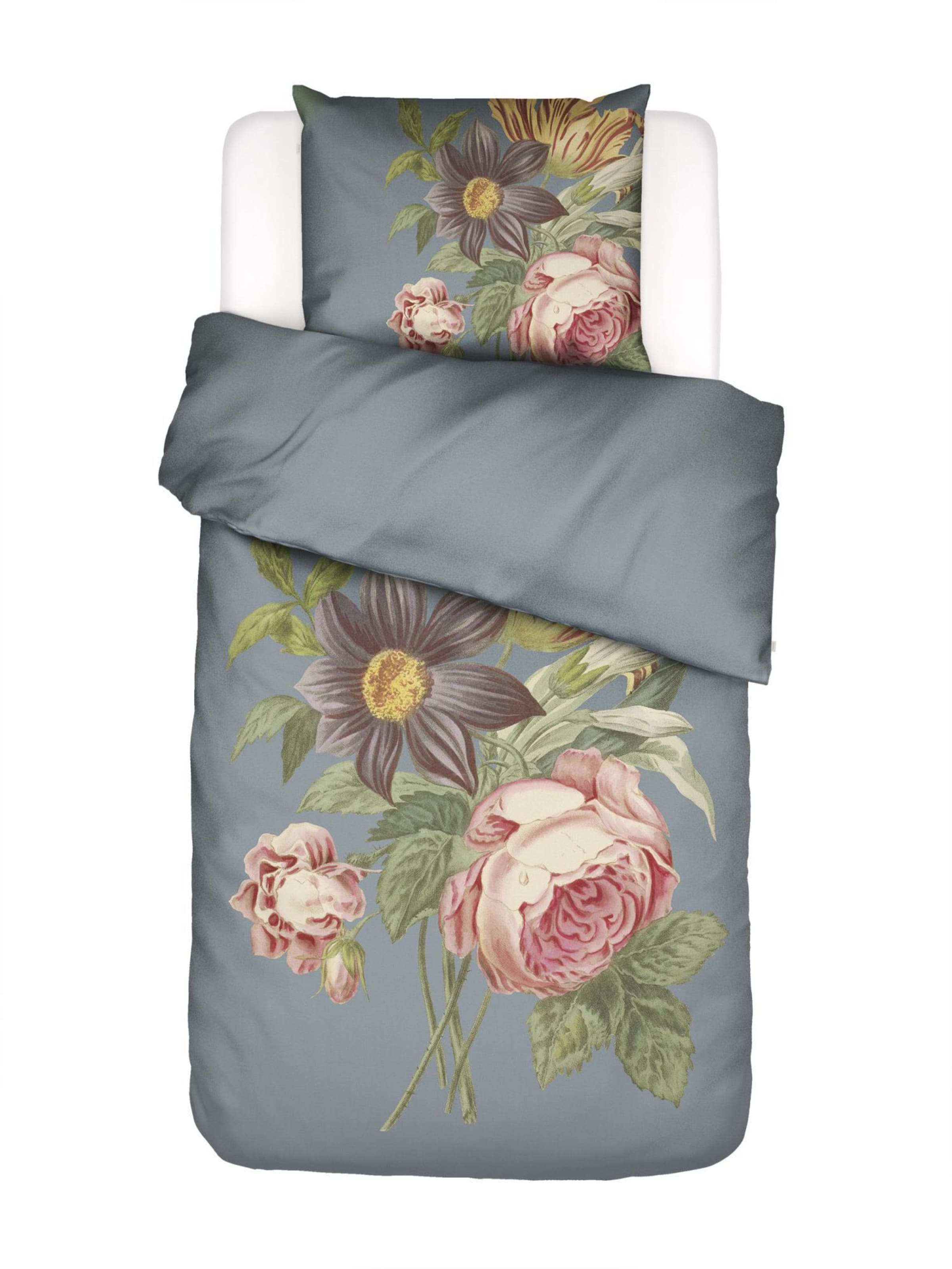 ESSENZA Bettwäsche 'Madia' in Grau: Vorderseite