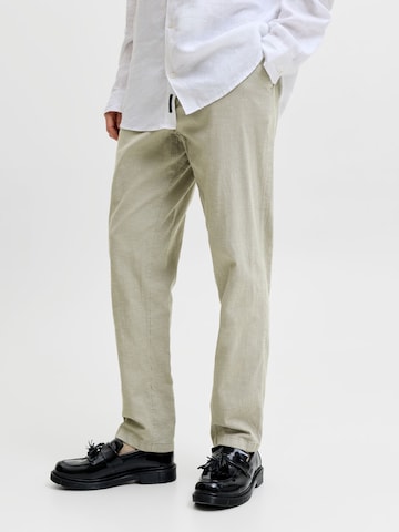 JACK & JONES regular Lærredsbukser i grøn