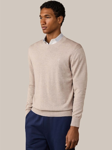 Hackett London Sweater 'Ess' in Beige