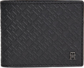 TOMMY HILFIGER Wallet in Black: front