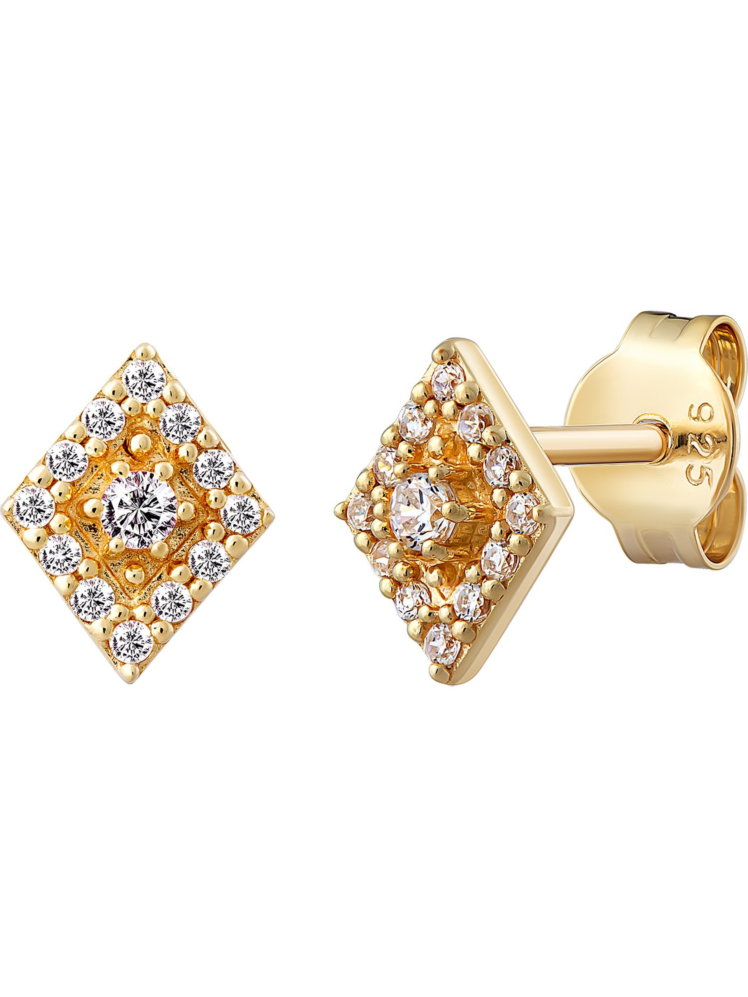 caï Earrings in Gold: front