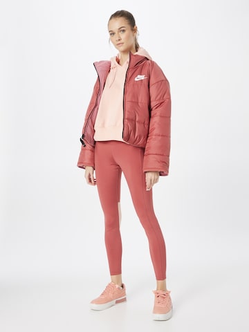 Nike Sportswear Μπλούζα φούτερ 'Swoosh' σε ροζ
