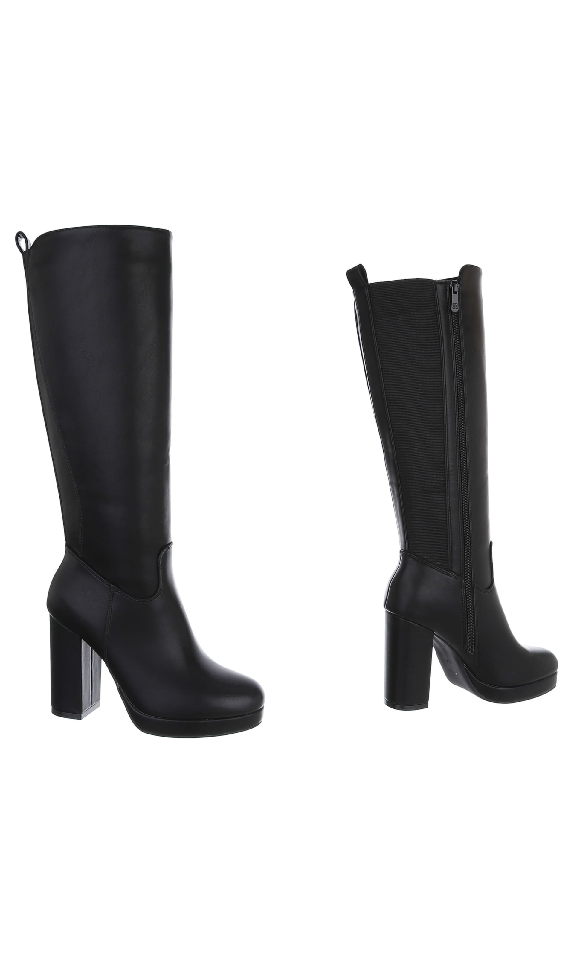 Ital-Design Stiefel in Schwarz