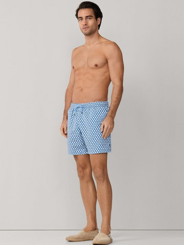 Hackett London Zwemshorts 'Seashell' in Blauw