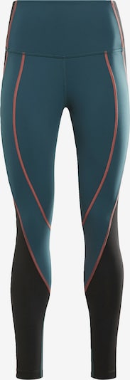 Reebok Pantalon de sport en vert / orange, Vue avec produit
