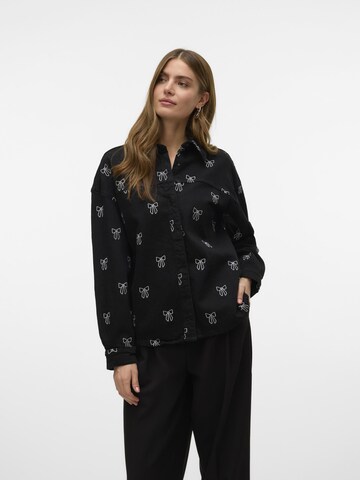 Chemisier 'Hayden' VERO MODA en noir : devant