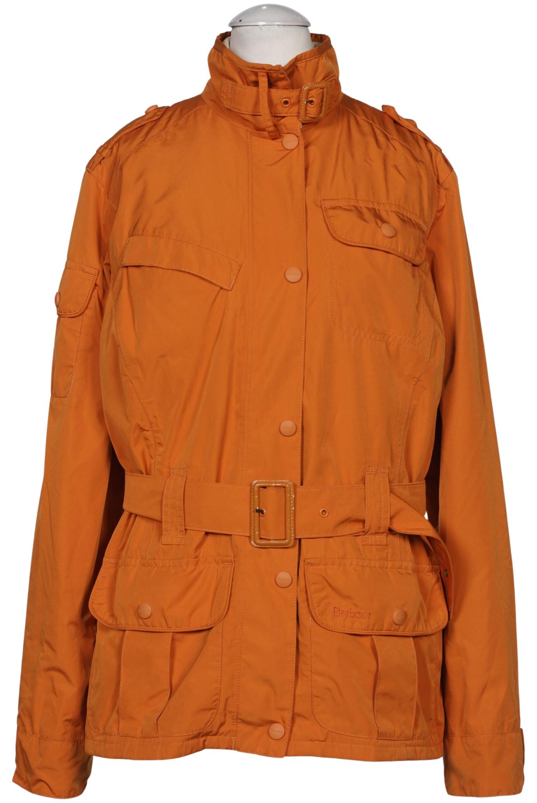 Barbour Jacke M in Orange: Vorderseite