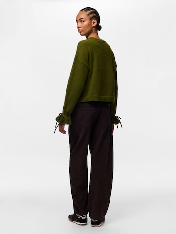 PIECES Sweater ' PCFie' in Green