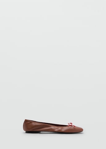 MANGO Ballerina 'Visi' in Braun