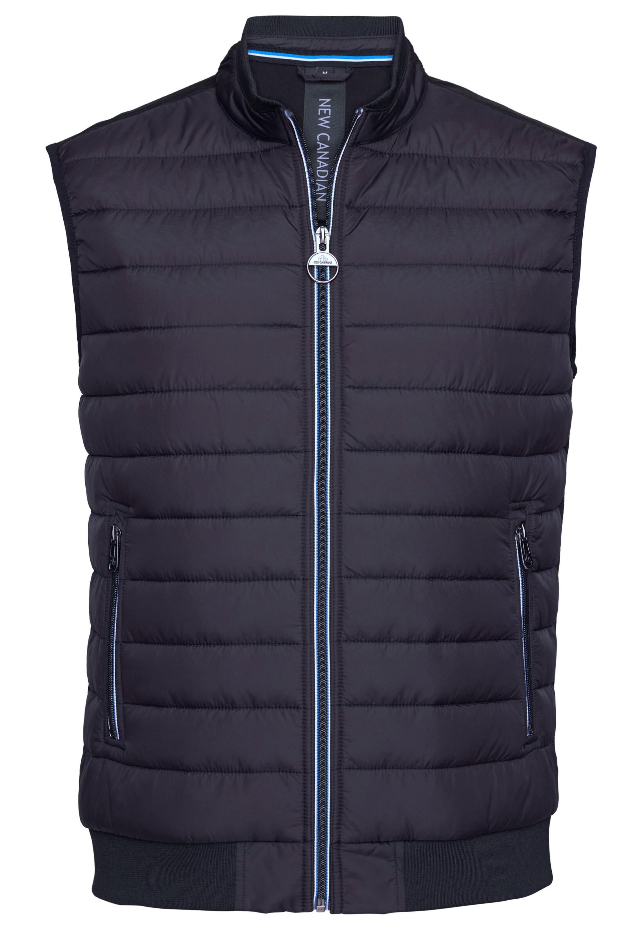 NEW CANADIAN Steppweste in Blau: Vorderseite