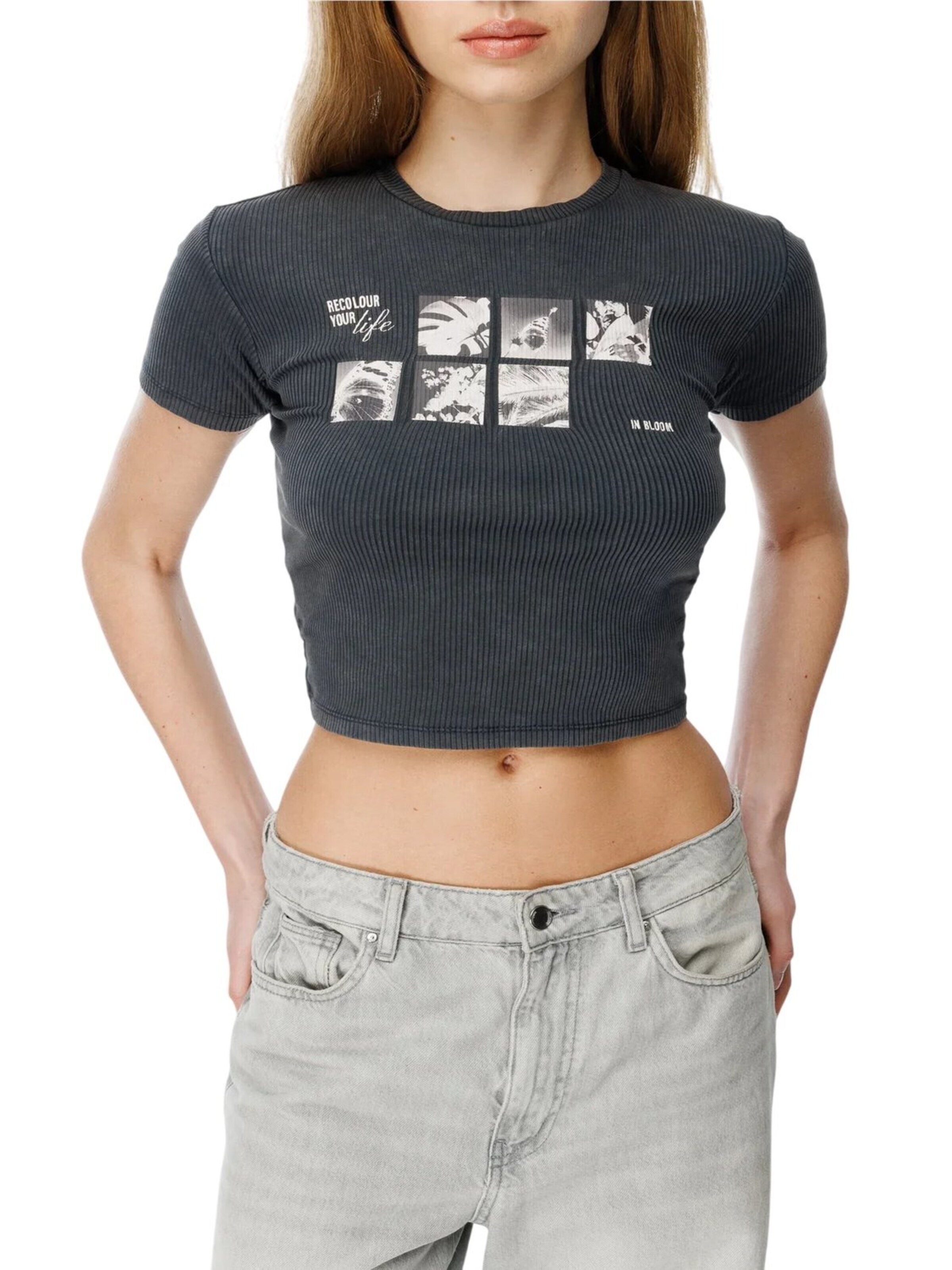 Alexa Dash Shirt in Grey