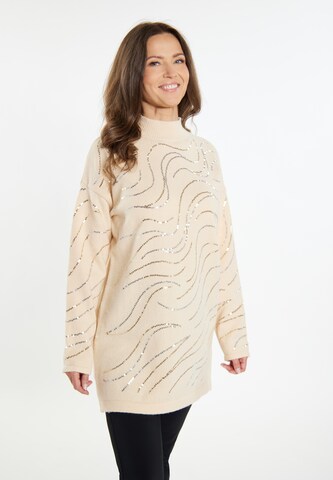 Pullover di usha BLACK LABEL in beige: frontale