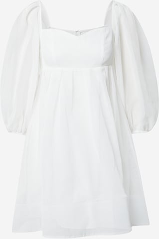 True Decadence Dress in White: front