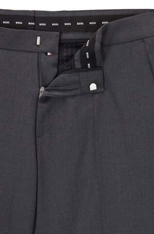 HUGO Regular Pleated Pants 'Genius' in Grey