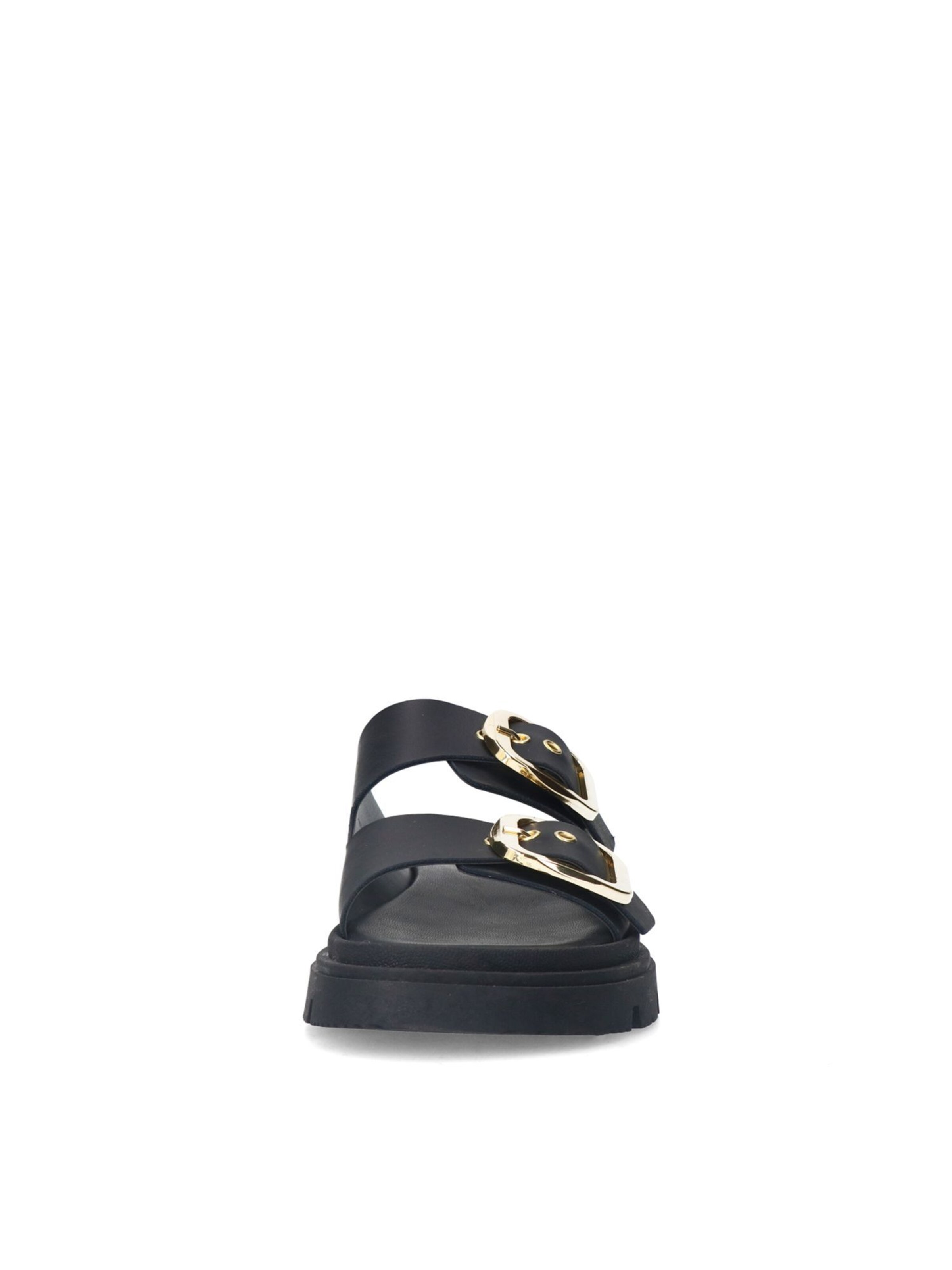 MANFIELD Pantolette in Schwarz