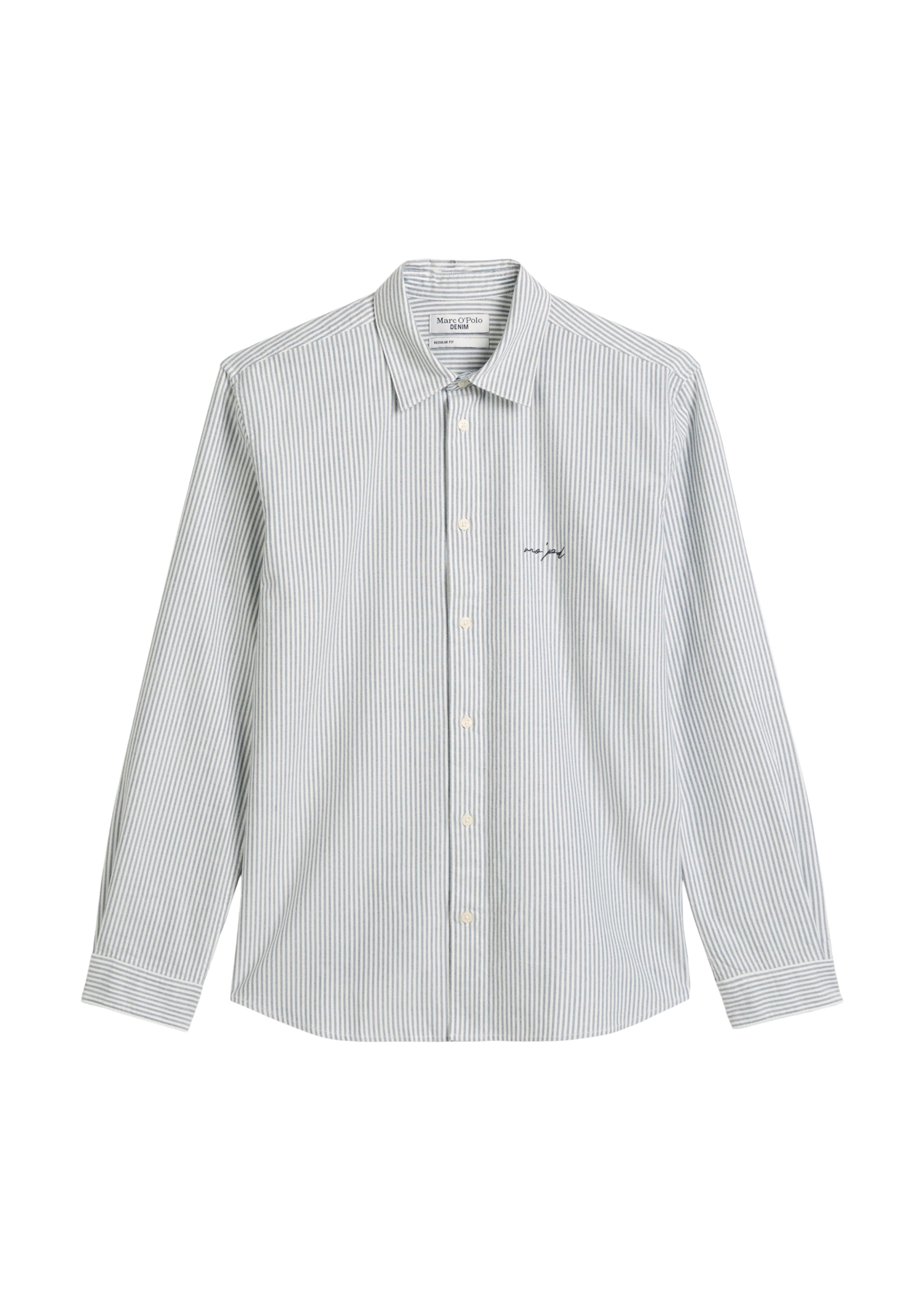 Marc O'Polo DENIM Regular Fit Hemd in Grau: Vorderseite