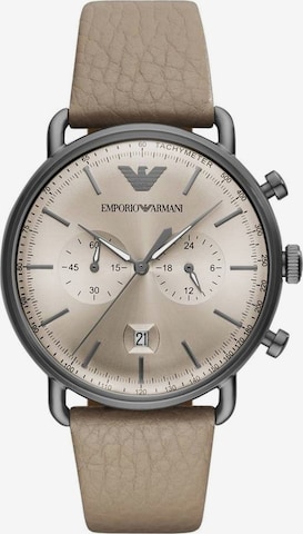 Orologio analogico di Emporio Armani in grigio: frontale