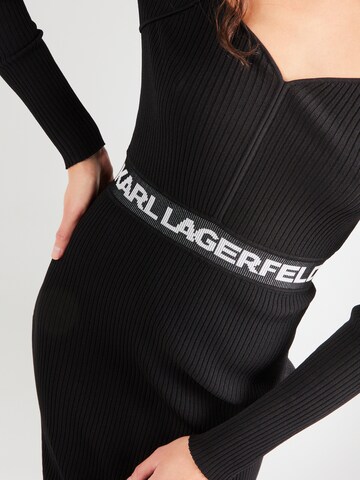 Karl Lagerfeld Kleid in Schwarz