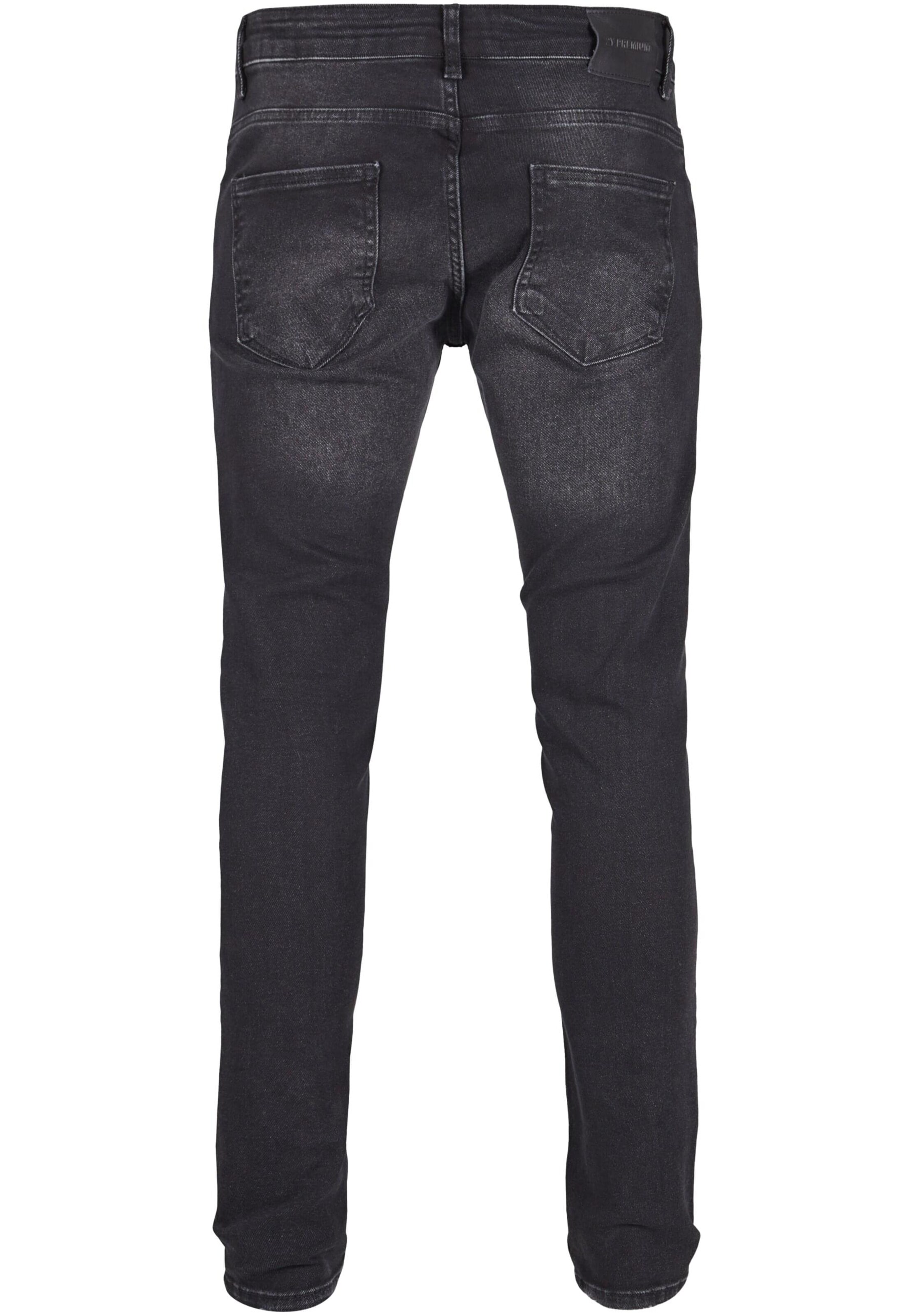 Tapered Jeans di 2Y Premium in nero
