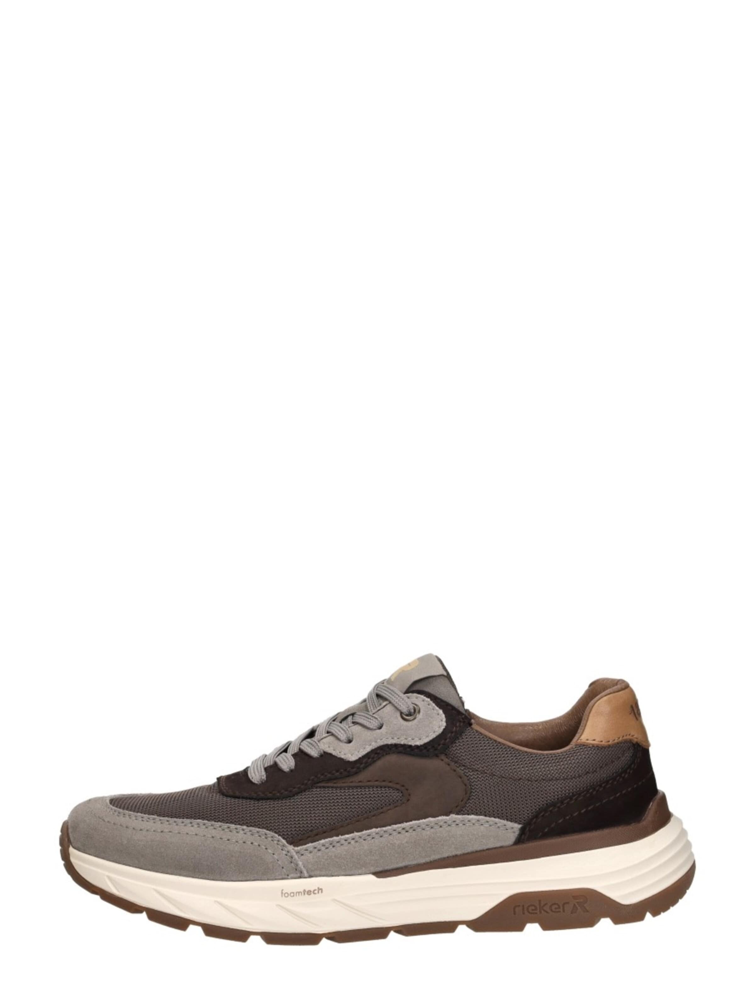 Baskets basses 'Sneakers Laag' Rieker en marron : devant