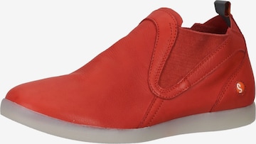 Softinos Booties in Red: front