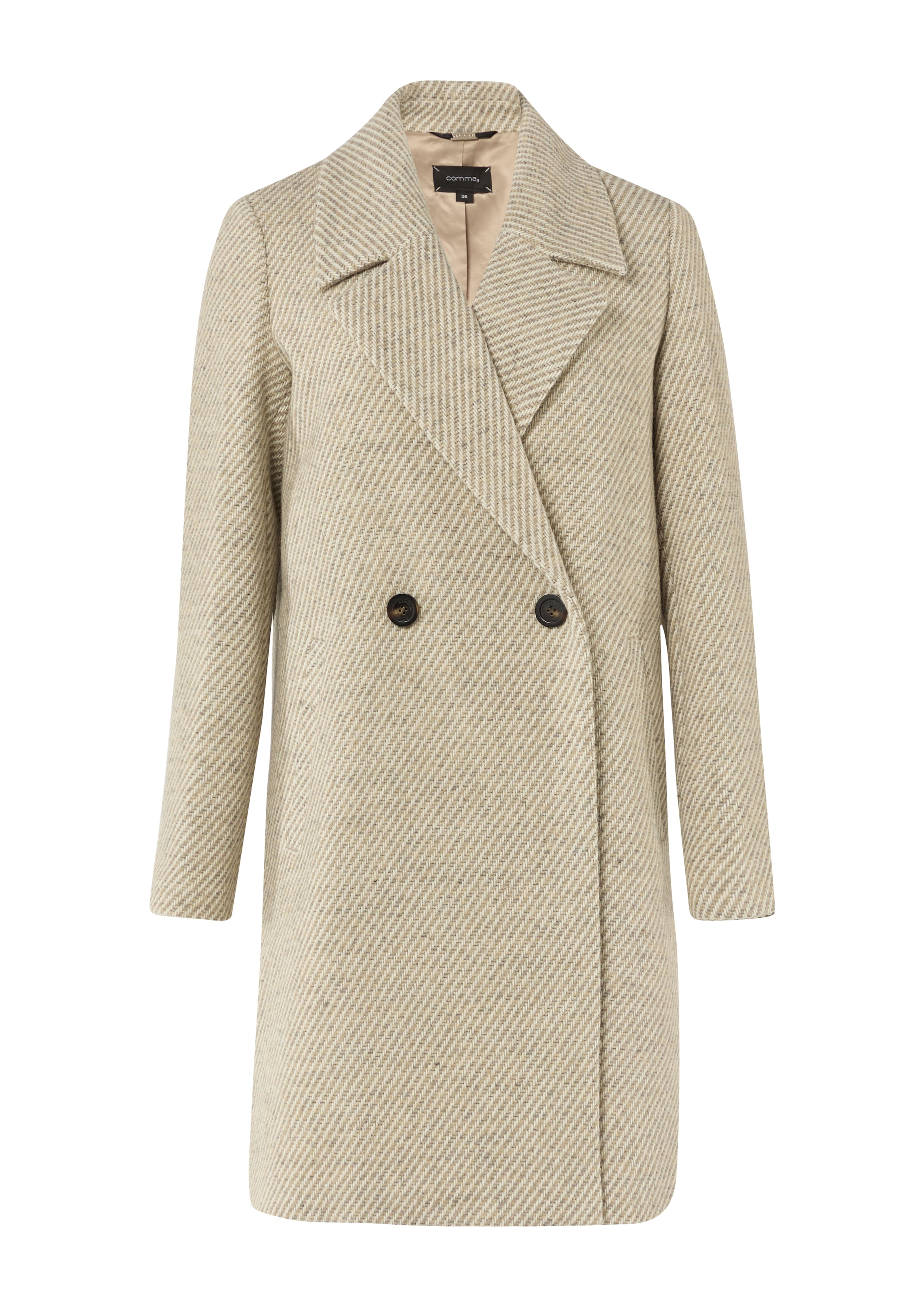 COMMA Kevad-sügismantel, värv beež: eest vaates