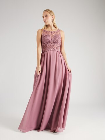 Robe de soirée Laona en rose