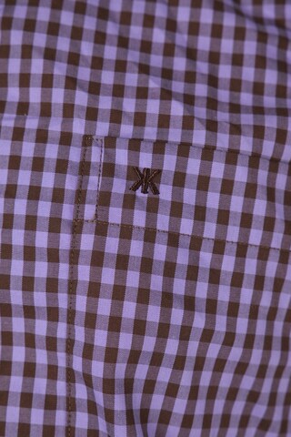 KAUF Button Up Shirt in S in Purple