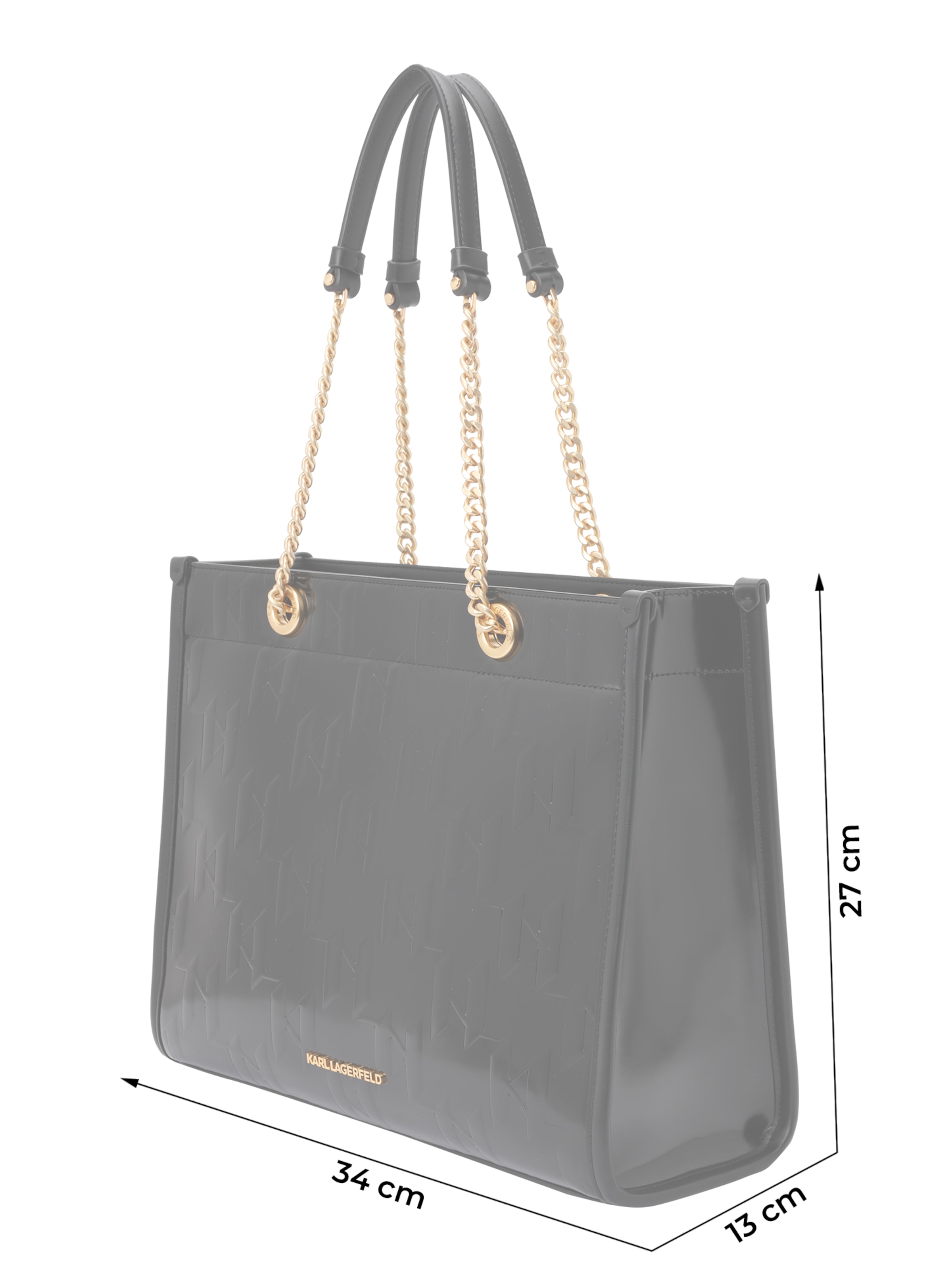 Karl Lagerfeld Μεγάλη τσάντα σε μαύρο