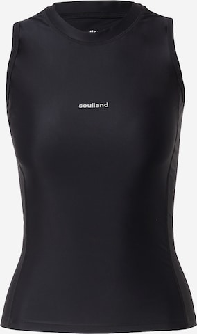 Soulland Tankini 'Mira' in Zwart: voorkant