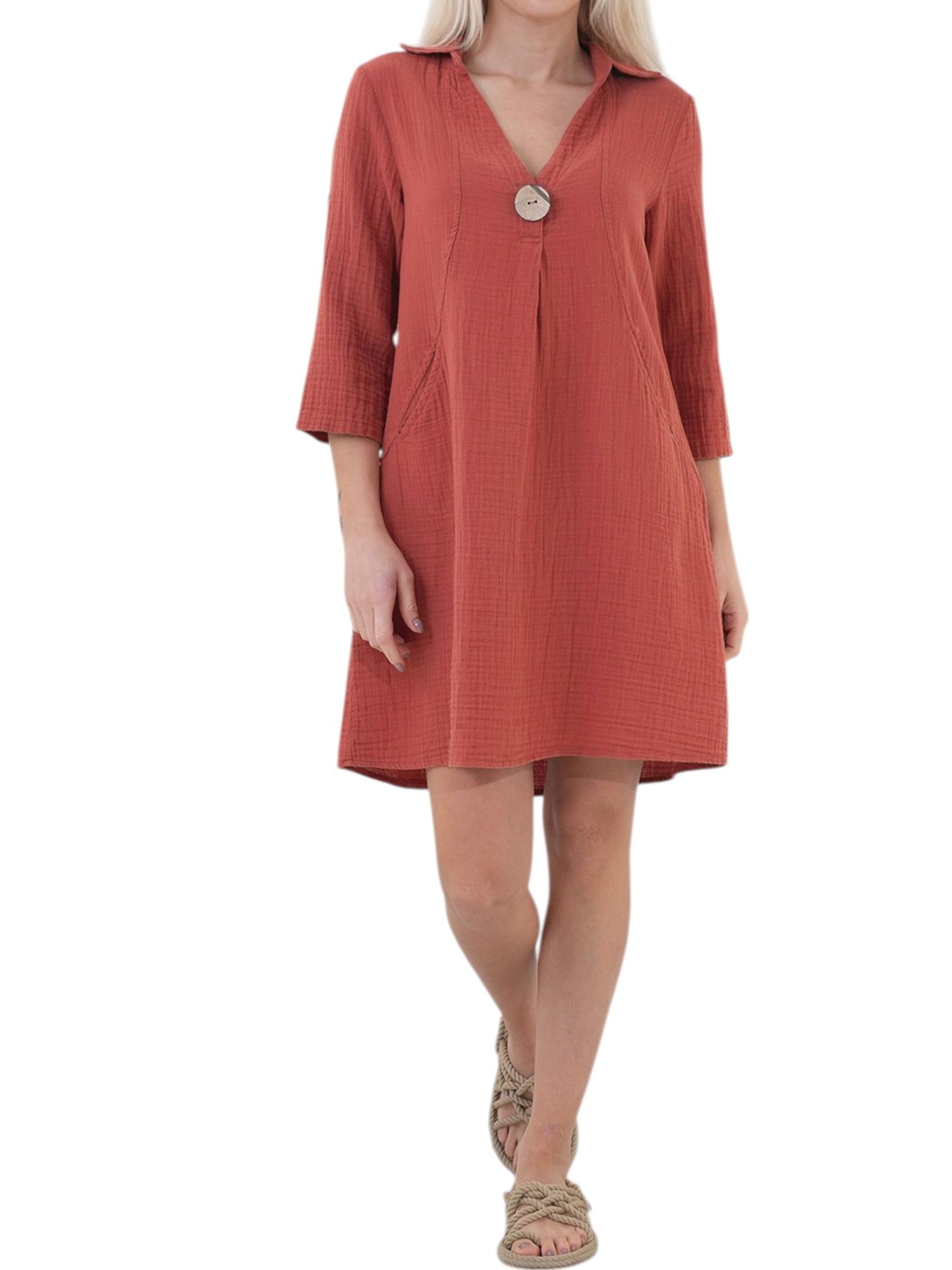 Robe d’été 'LUMA' WENOR en rouge