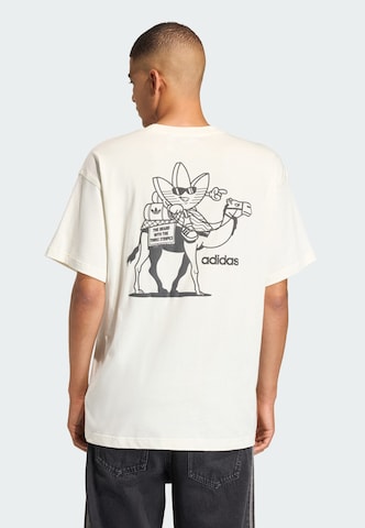 ADIDAS ORIGINALS Shirt 'Camel Treffy' in White: front