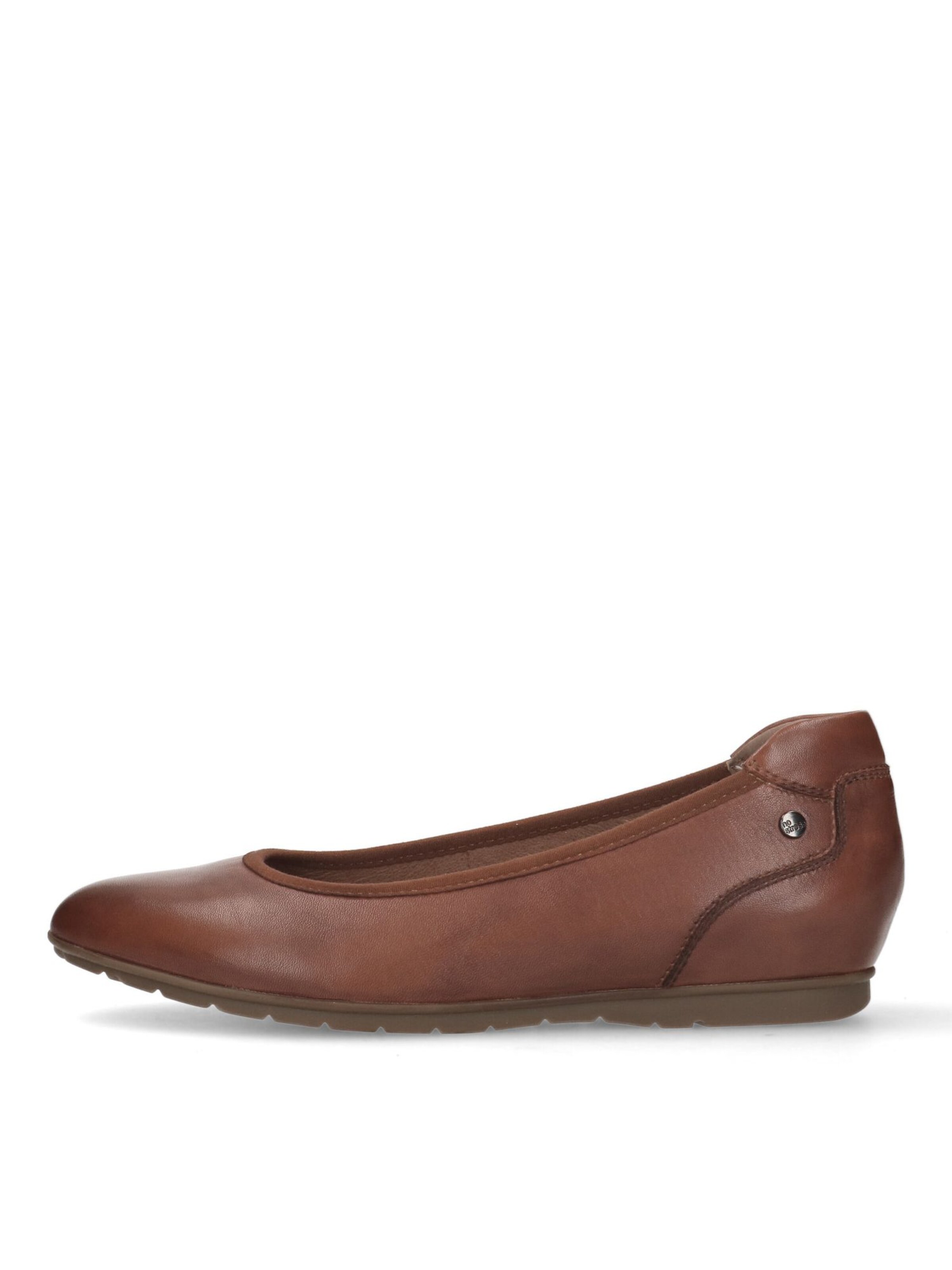 MANFIELD Ballet Flats in Brown