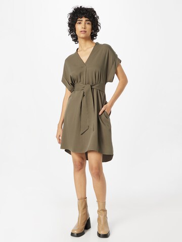 IMPERIAL Shirt Dress in Green: front