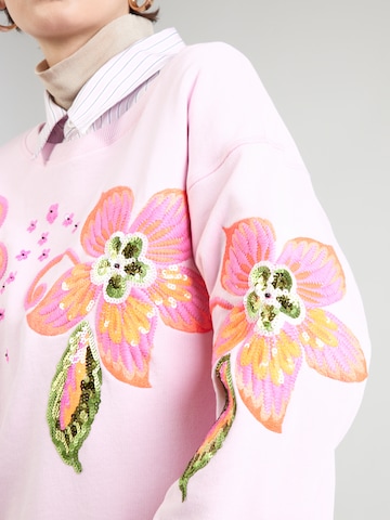 Grace - Sudadera 'Flower' en rosa