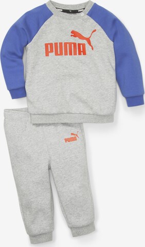 PUMA Joggingpak in Grijs: voorkant