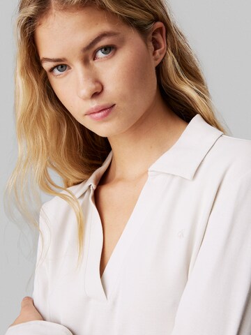 Calvin Klein Jeans Jurk in Wit