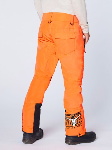 Regular Pantalon outdoor CHIEMSEE en orange