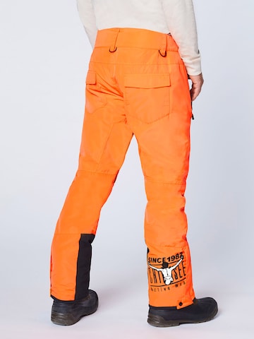Regular Pantaloni outdoor de la CHIEMSEE pe portocaliu
