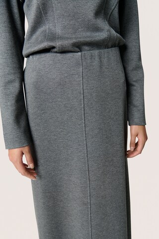 SOAKED IN LUXURY Skirt 'SLMarigold' in Grey