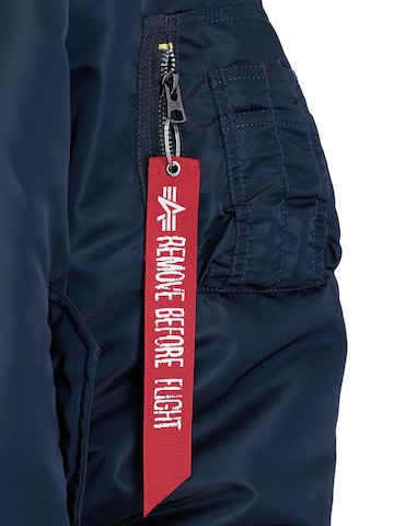 ALPHA INDUSTRIES Prehodna jakna 'MA-1 Heritage' | modra barva