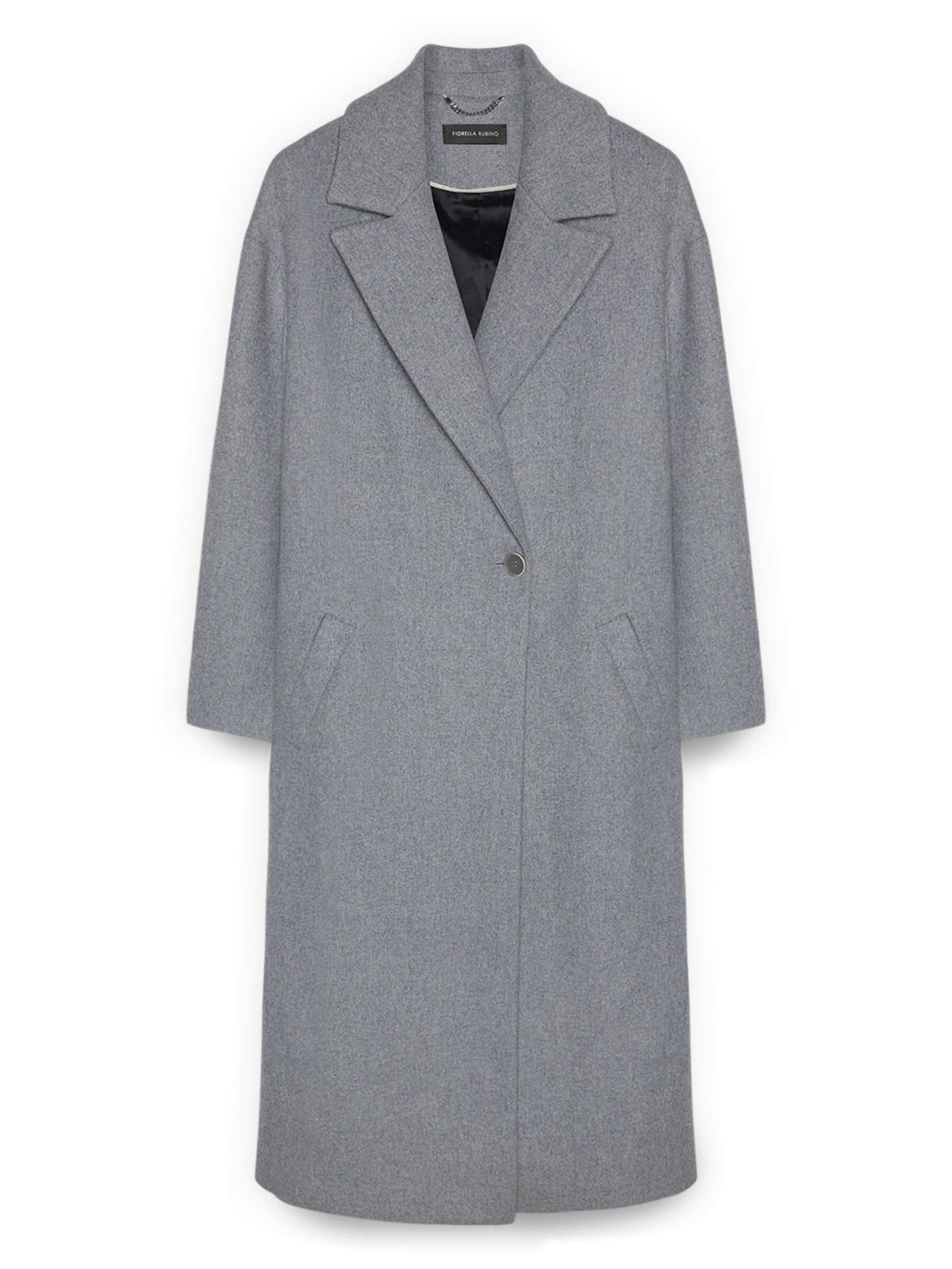 Manteau d’hiver Fiorella Rubino en gris : devant