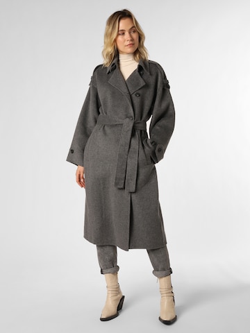 SECOND FEMALE Between-Seasons Coat ' Walance ' in Grey: front